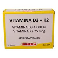 VITAMINA D3 + K2 30 CAPSULAS