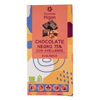 CHOCOLATE NEGRO ECO CON AVELLANAS 10*100GR 