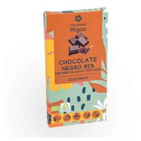 CHOCOLATE NEGRO 85% NIBS CACAO TOSTADOS 10*100GR